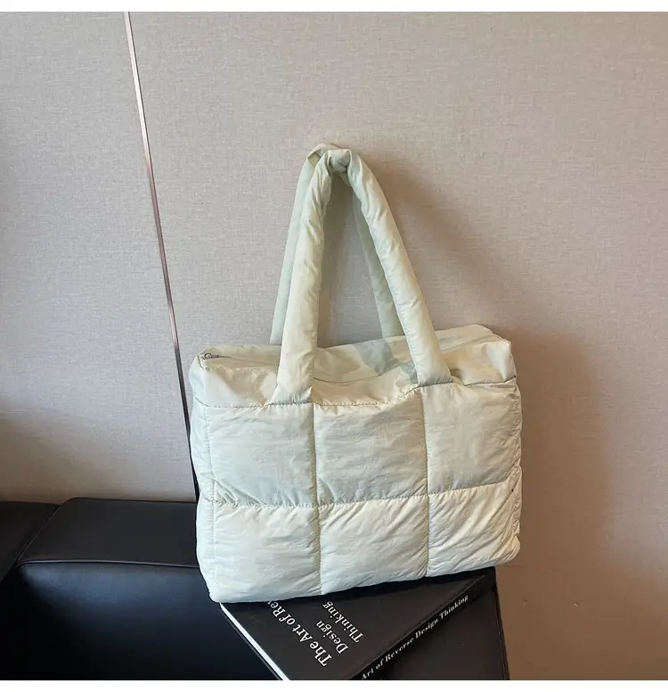 Women's Lavender Puffer Tote Bag 2025 New Fashion — feature 23