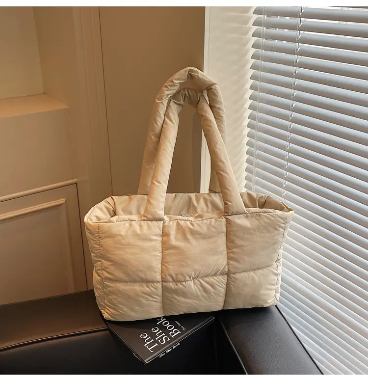 Women's Lavender Puffer Tote Bag 2025 New Fashion — feature 25