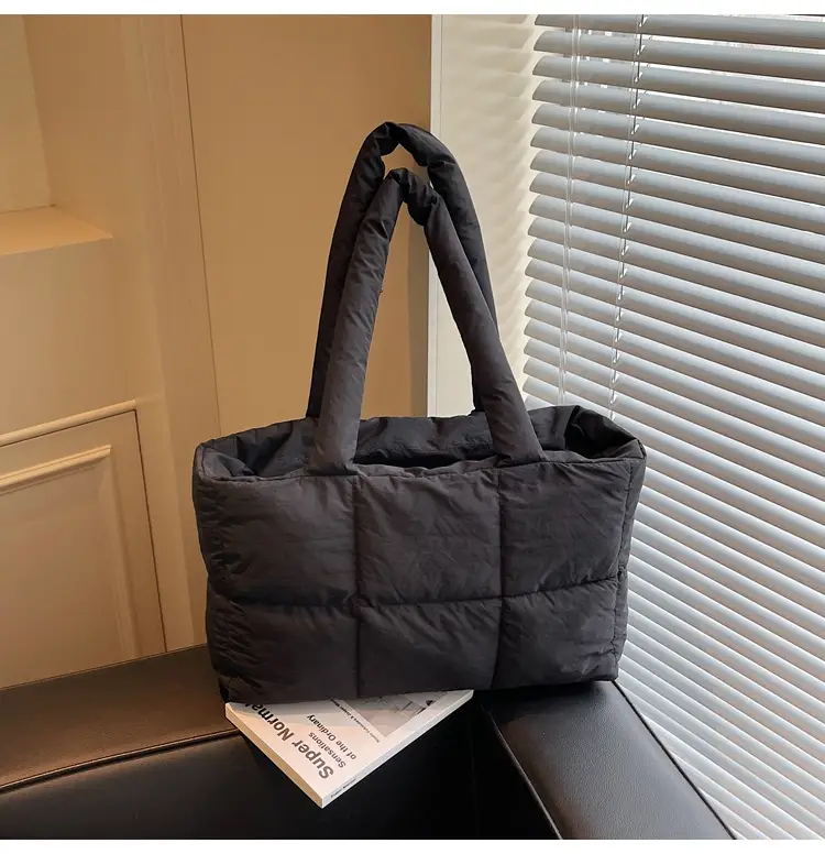 Women's Lavender Puffer Tote Bag 2025 New Fashion — feature 26