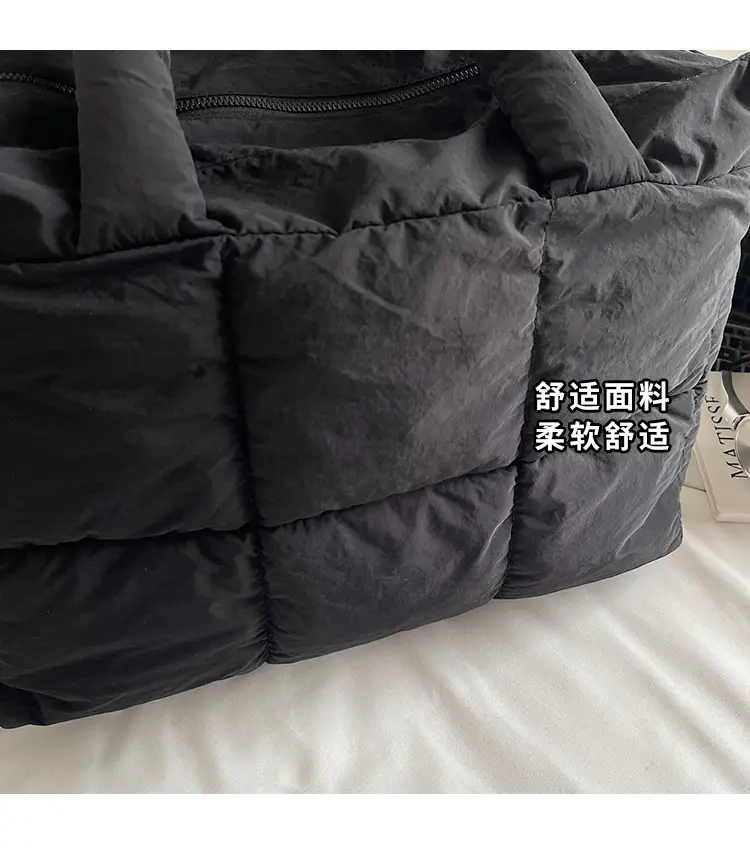Women's Lavender Puffer Tote Bag 2025 New Fashion — feature 4