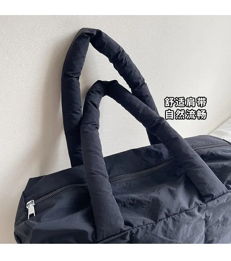 Women's Lavender Puffer Tote Bag 2025 New Fashion — feature 5