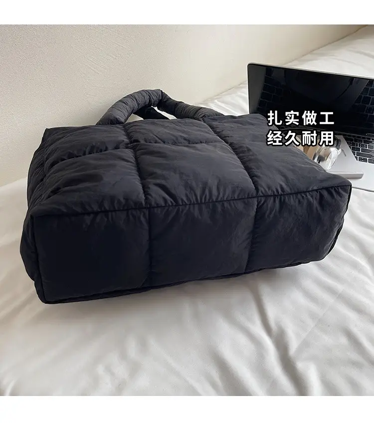 Women's Lavender Puffer Tote Bag 2025 New Fashion — feature 7