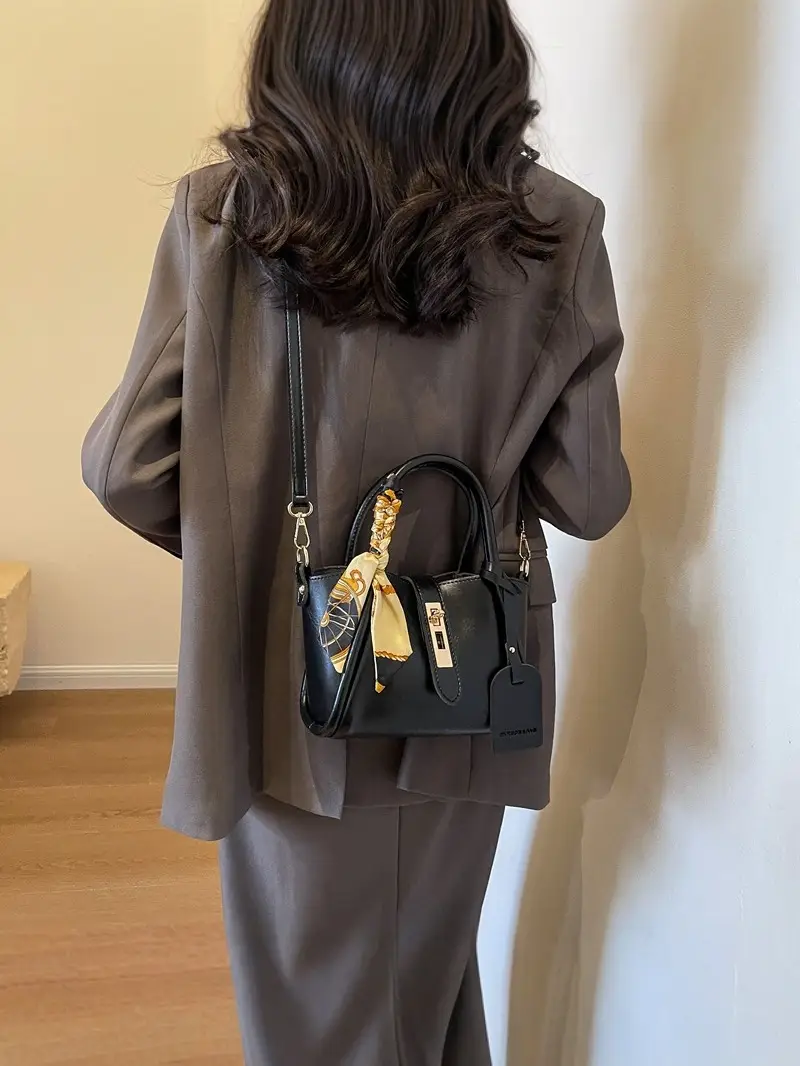 2025 Brown Leather Bucket Bag for Women - Image 8