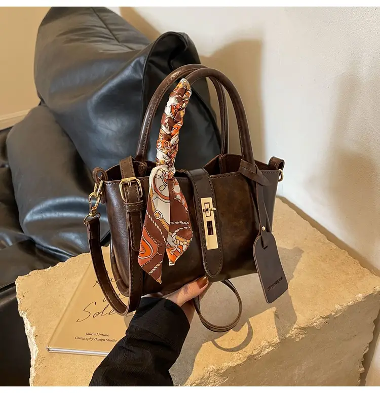 2025 Brown Leather Bucket Bag for Women — feature 11