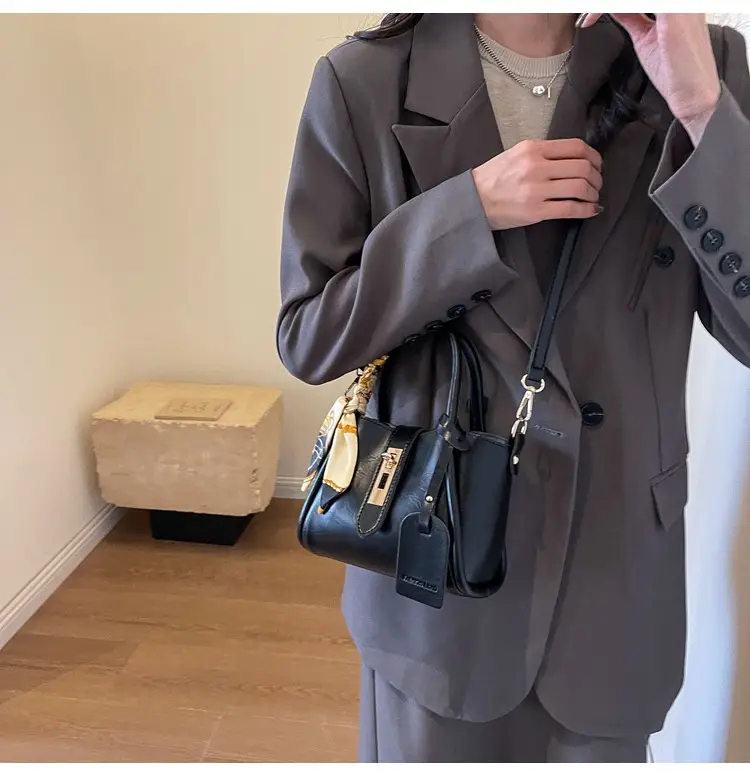 2025 Brown Leather Bucket Bag for Women — feature 14