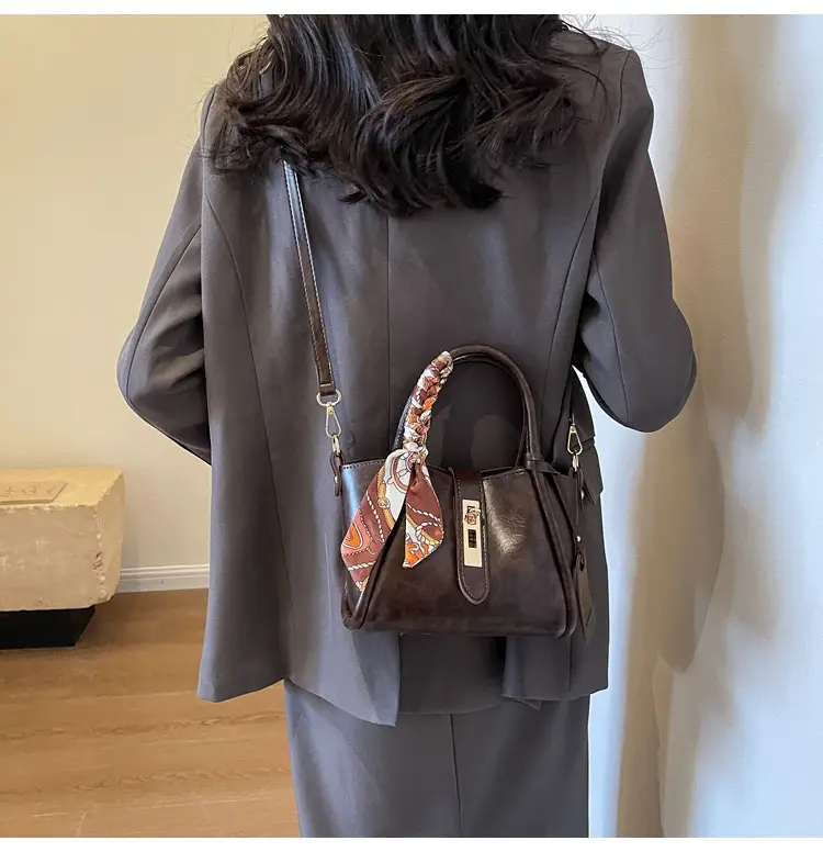 2025 Brown Leather Bucket Bag for Women — feature 16