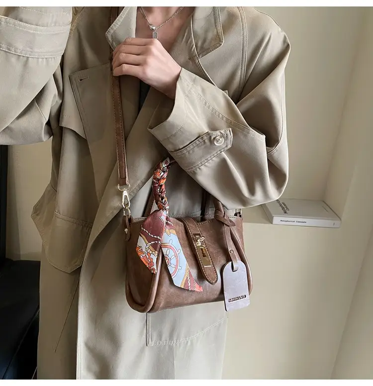 2025 Brown Leather Bucket Bag for Women — feature 21