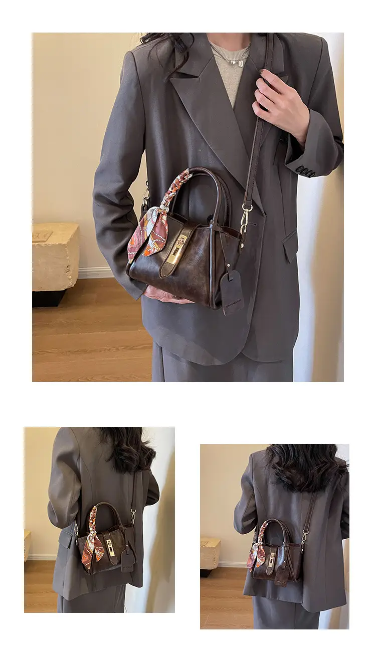 2025 Brown Leather Bucket Bag for Women — feature 28