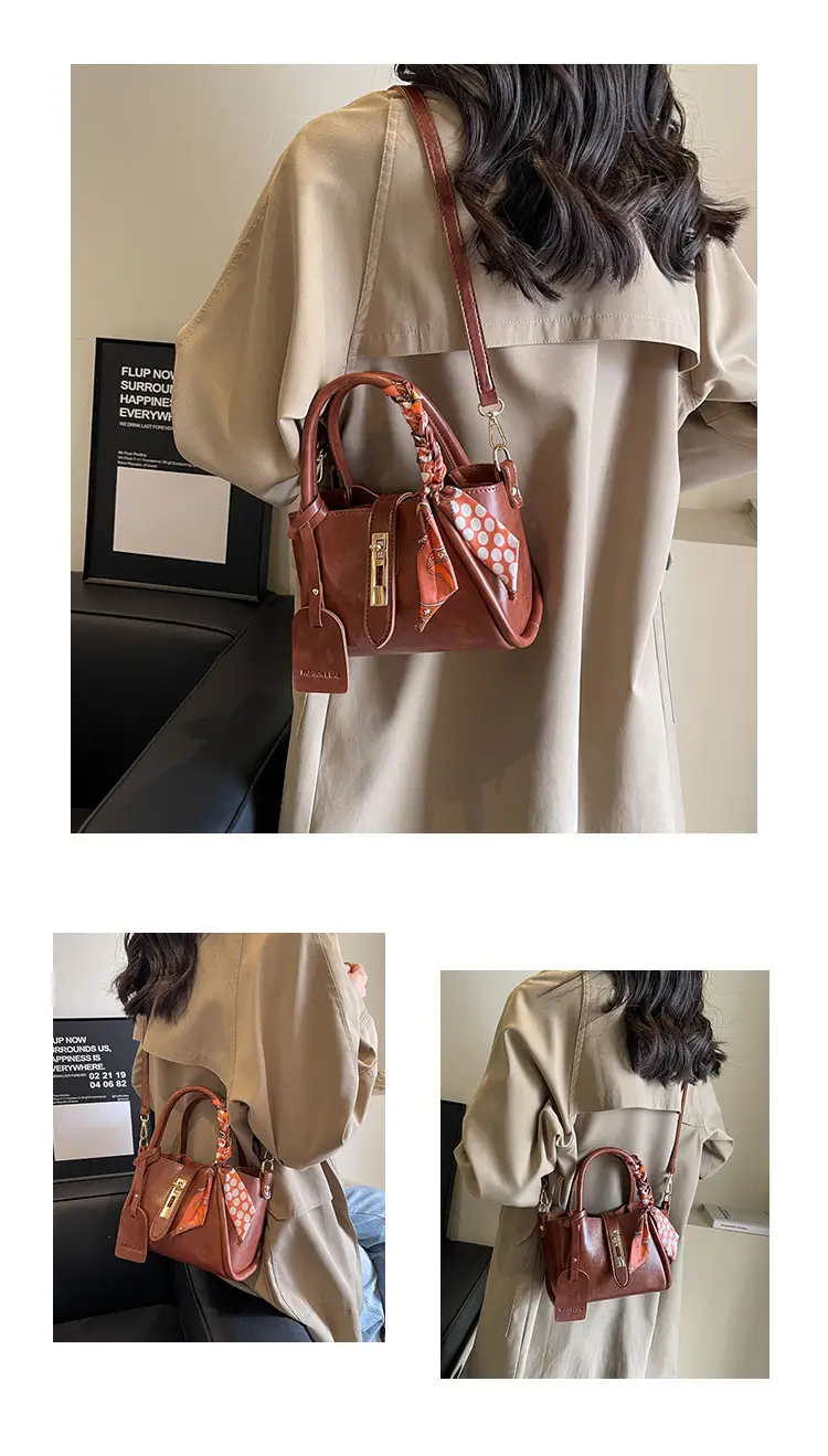 2025 Brown Leather Bucket Bag for Women — feature 30