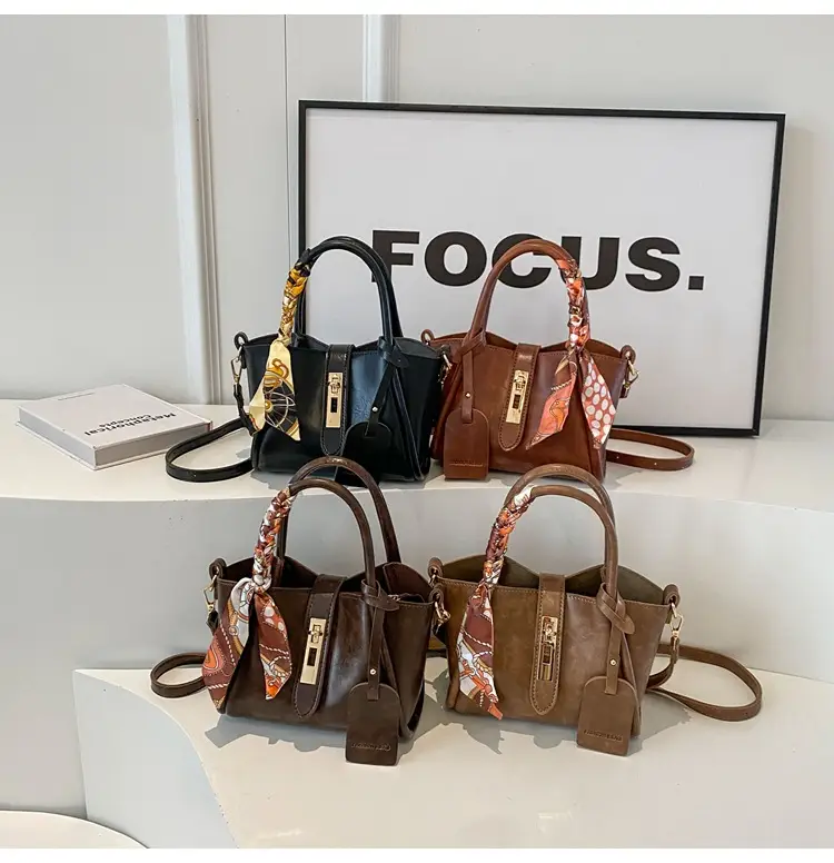 2025 Brown Leather Bucket Bag for Women — feature 4