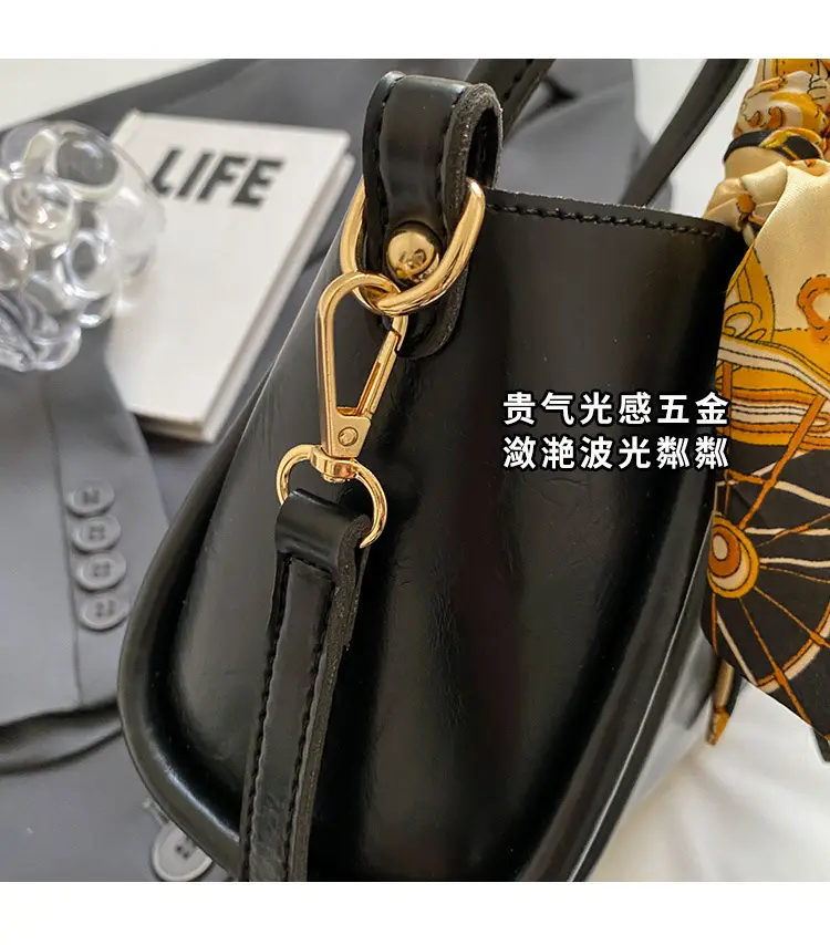 2025 Brown Leather Bucket Bag for Women — feature 7