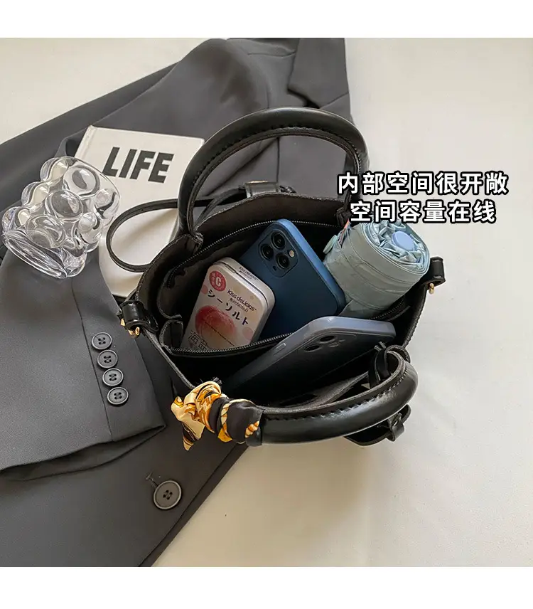 2025 Brown Leather Bucket Bag for Women — feature 9