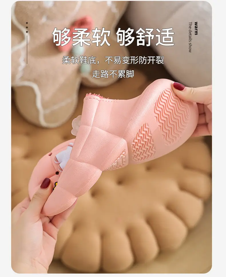 2025 Blue Cartoon Baby Cotton Slippers Winter Warm — feature 10