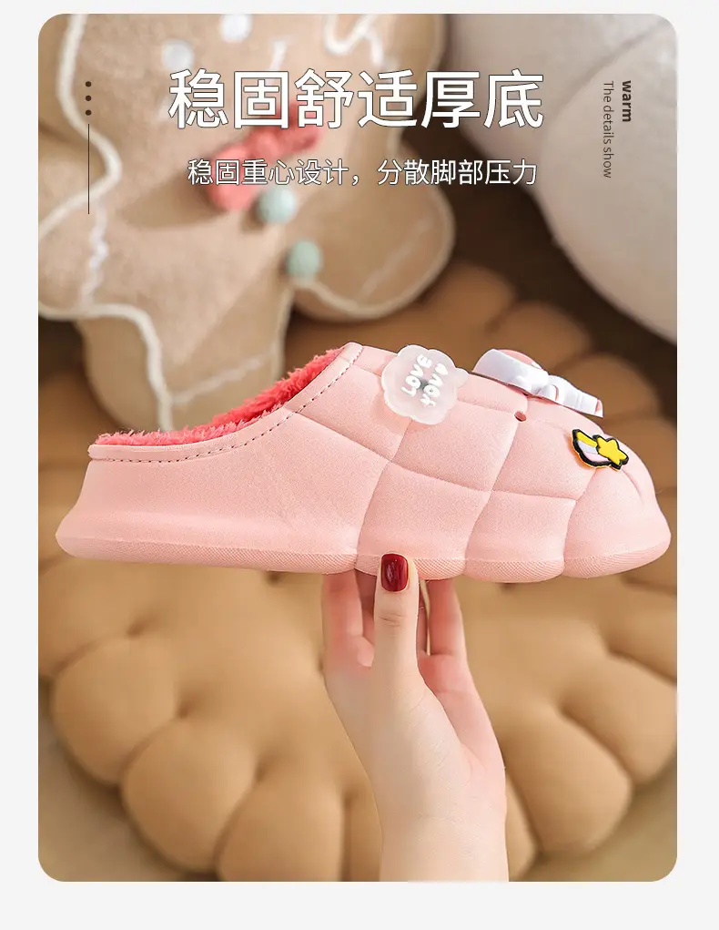 2025 Blue Cartoon Baby Cotton Slippers Winter Warm — feature 11