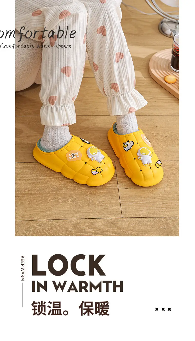 2025 Blue Cartoon Baby Cotton Slippers Winter Warm — feature 3