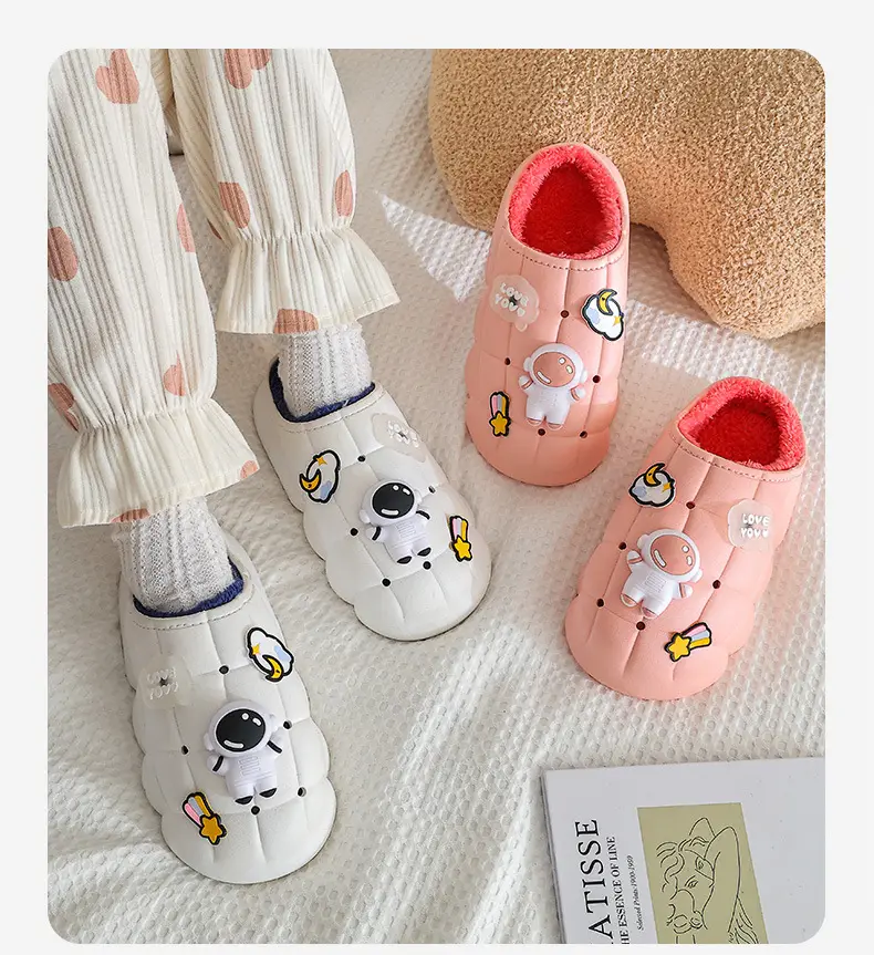 2025 Blue Cartoon Baby Cotton Slippers Winter Warm — feature 6
