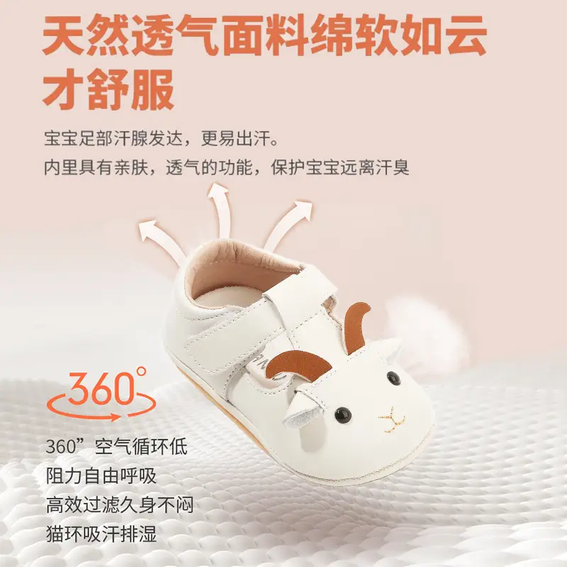 New 0 to 1 Year Old Baby Shoes Soft Sole Baby Toddler Shoes for Men 6-8-12 Months Infants and Girls Spring & Fall Models