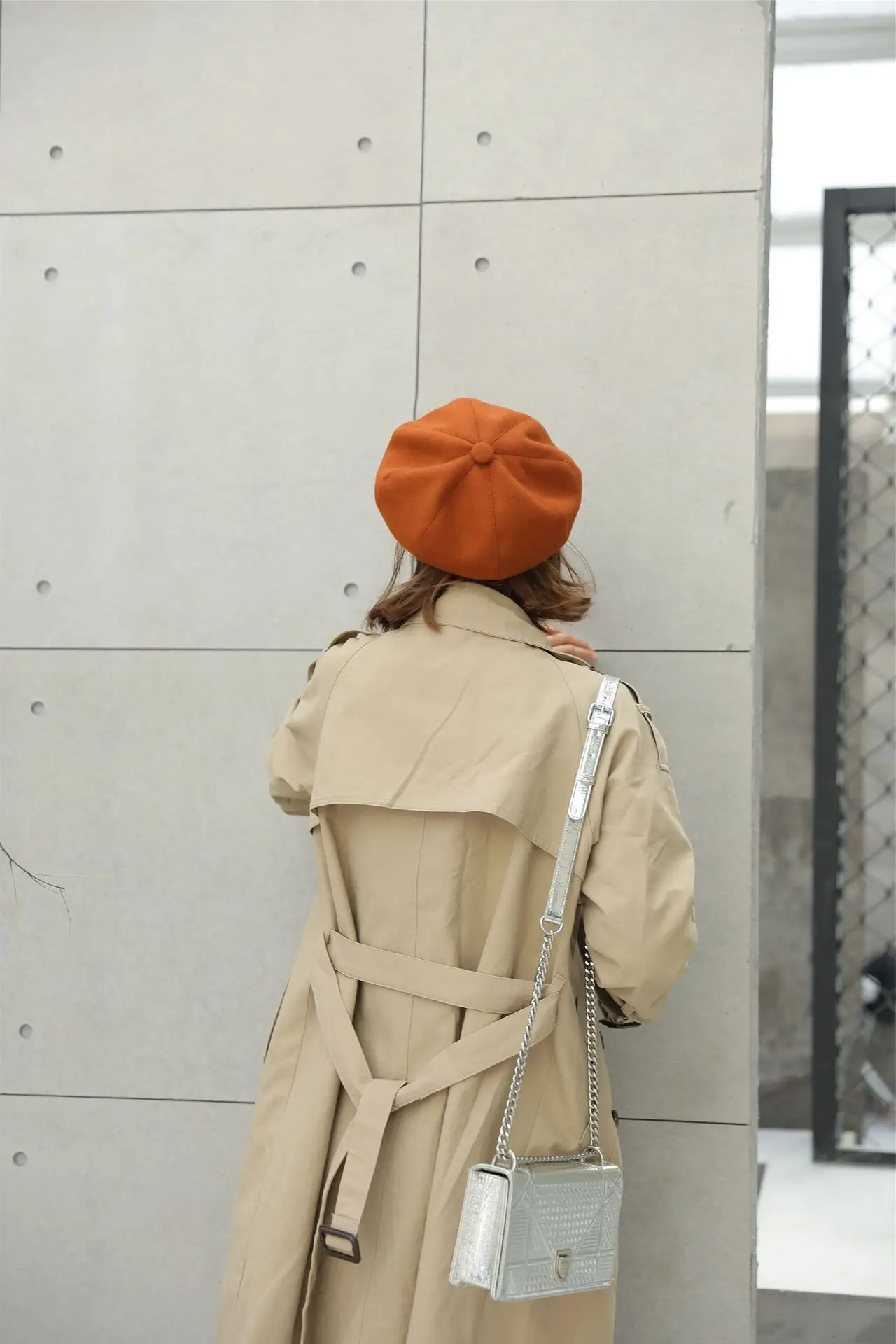 Women's Winter Beret with Duck Tongue Design — feature 17