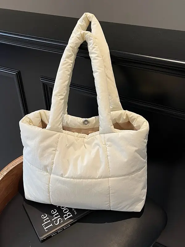Black Quilted Women's Shoulder Bag 2025 New Style