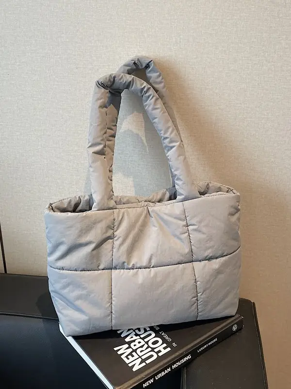 Black Quilted Women's Shoulder Bag 2025 New Style