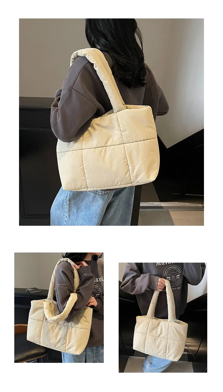 Black Quilted Women's Shoulder Bag 2025 New Style — feature 11