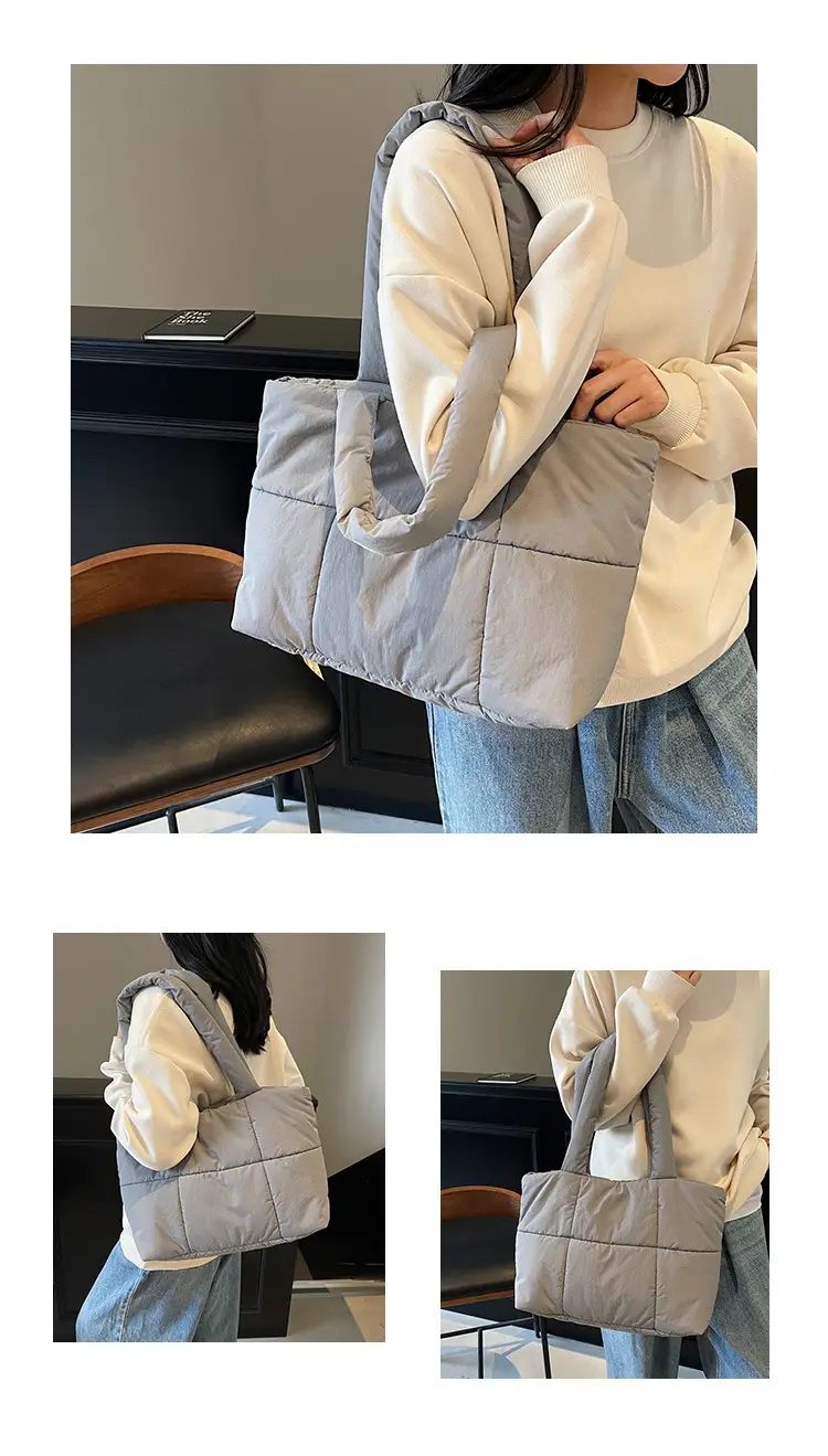 Black Quilted Women's Shoulder Bag 2025 New Style — feature 12