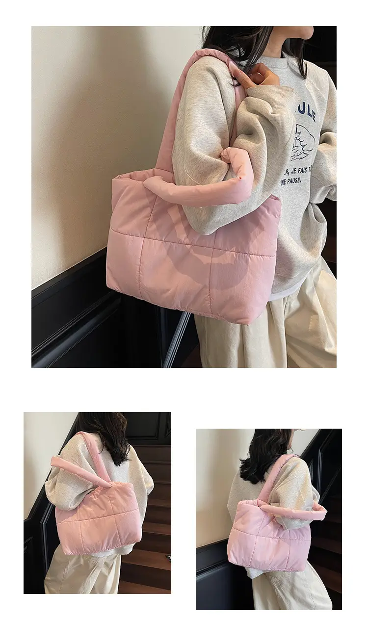 Black Quilted Women's Shoulder Bag 2025 New Style — feature 13