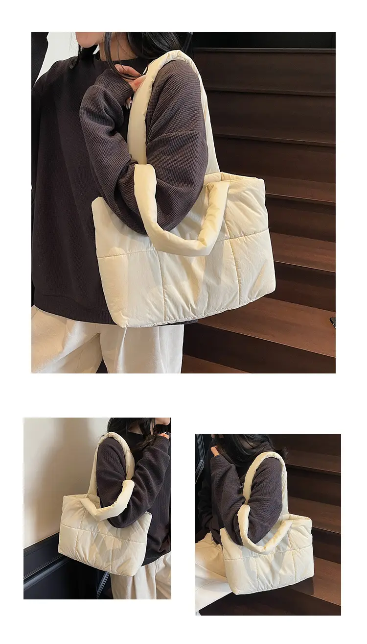Black Quilted Women's Shoulder Bag 2025 New Style — feature 9