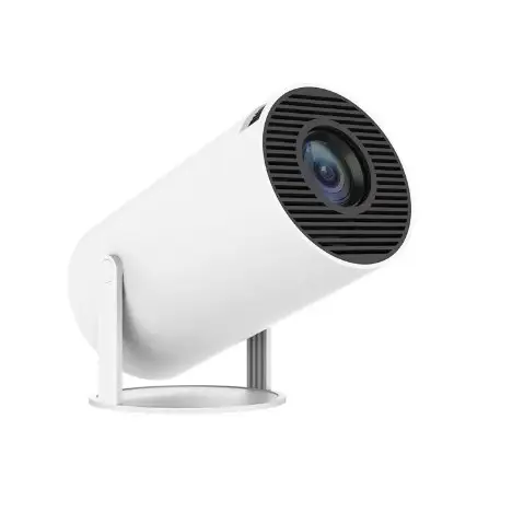 Overseas Version Hy300 Small Portable Projector for Home Use, Cross-Border Barrel Projection Mini Mobile Phone Projector, Portable