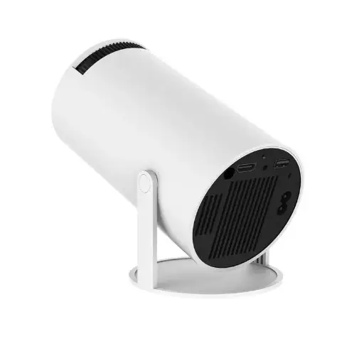Overseas Version Hy300 Small Portable Projector for Home Use, Cross-Border Barrel Projection Mini Mobile Phone Projector, Portable