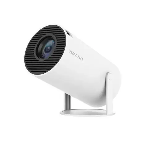 Overseas Version Hy300 Small Portable Projector for Home Use, Cross-Border Barrel Projection Mini Mobile Phone Projector, Portable
