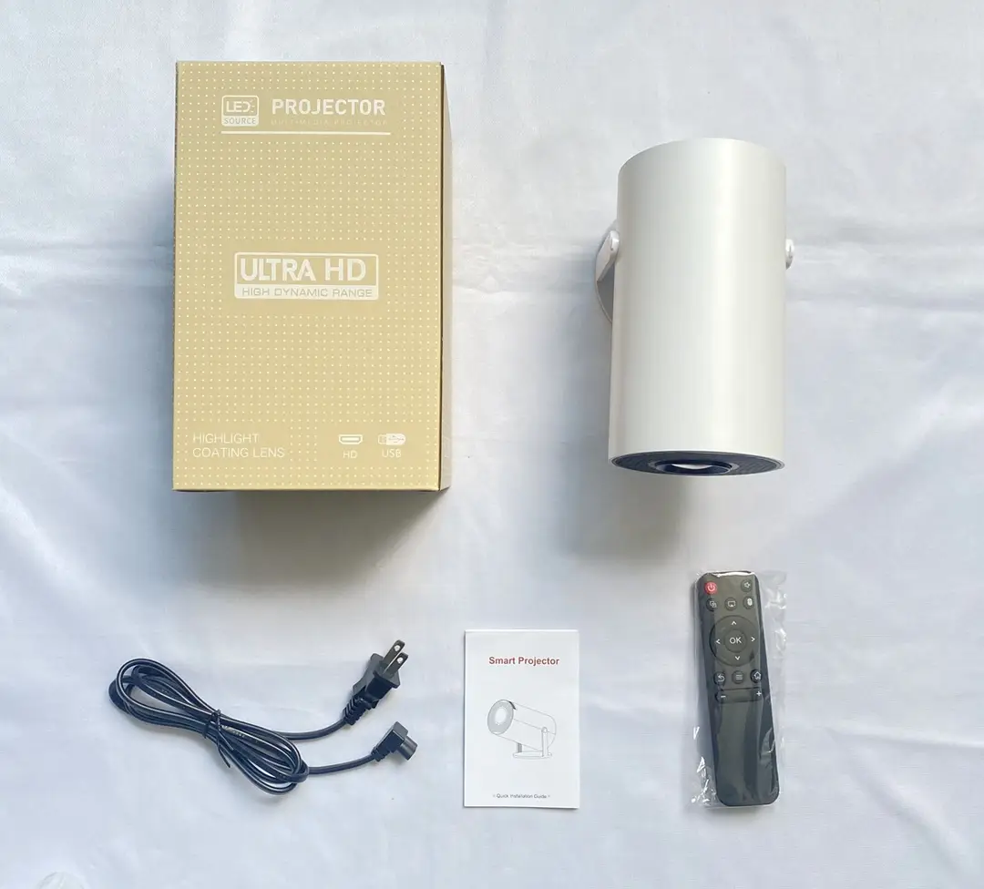 Overseas Version Hy300 Small Portable Projector for Home Use, Cross-Border Barrel Projection Mini Mobile Phone Projector, Portable — feature 3