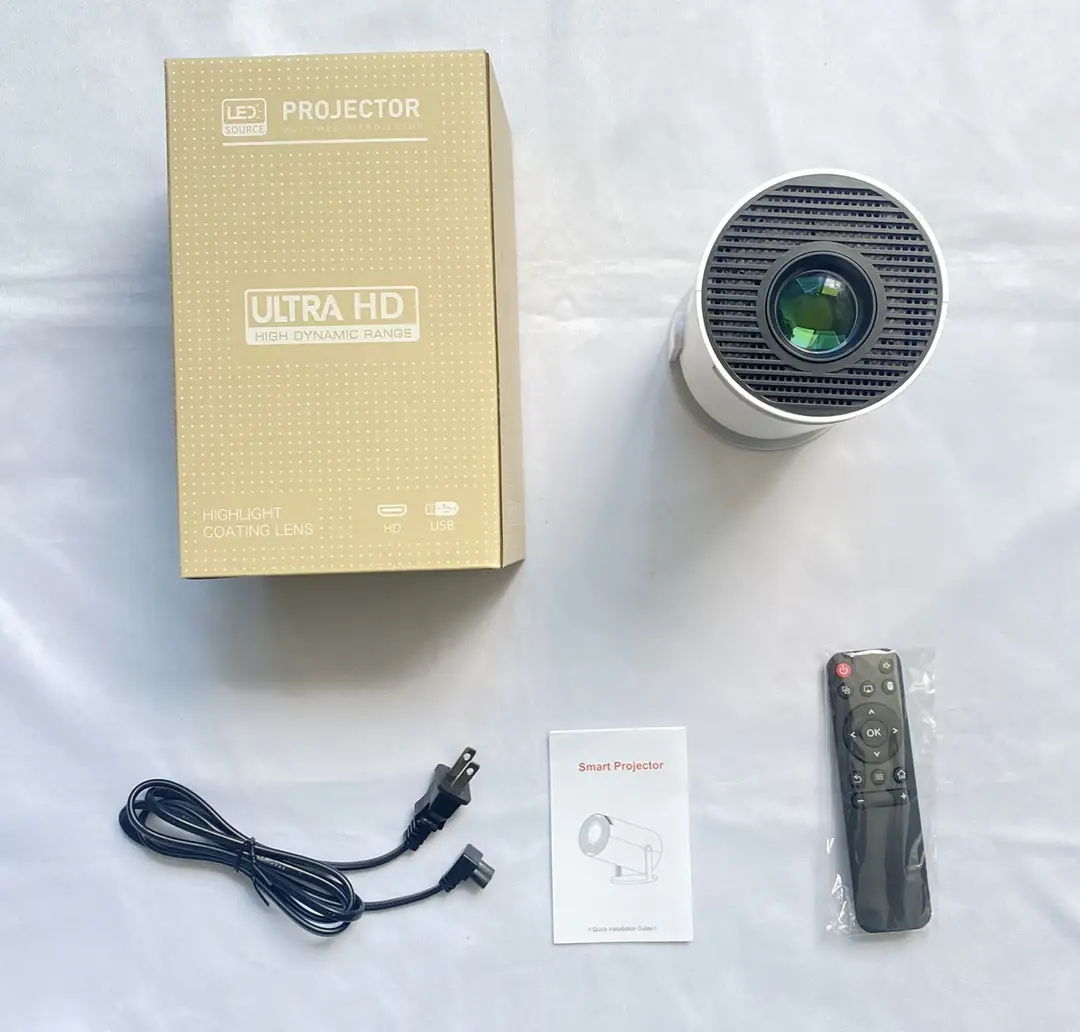 Overseas Version Hy300 Small Portable Projector for Home Use, Cross-Border Barrel Projection Mini Mobile Phone Projector, Portable — feature 4
