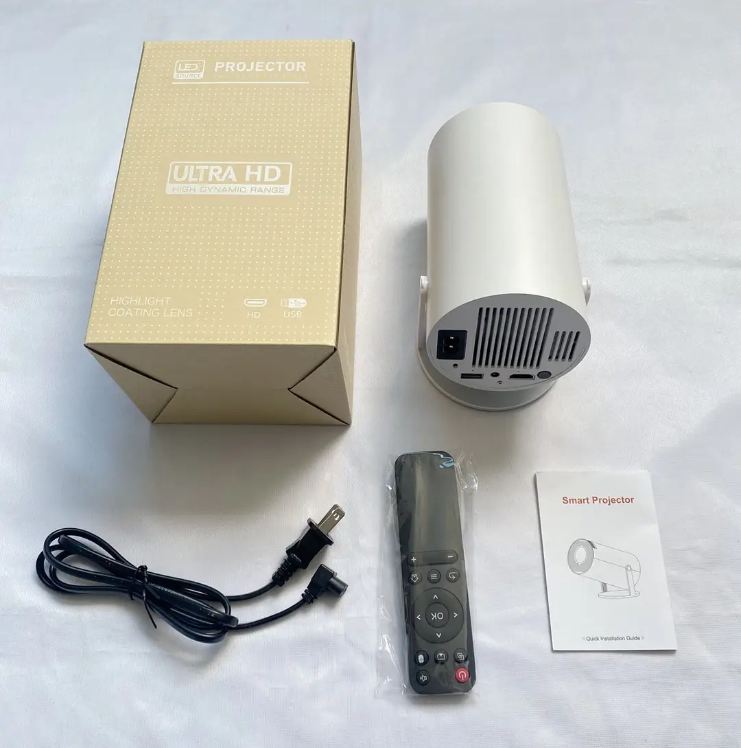 Overseas Version Hy300 Small Portable Projector for Home Use, Cross-Border Barrel Projection Mini Mobile Phone Projector, Portable — feature 5