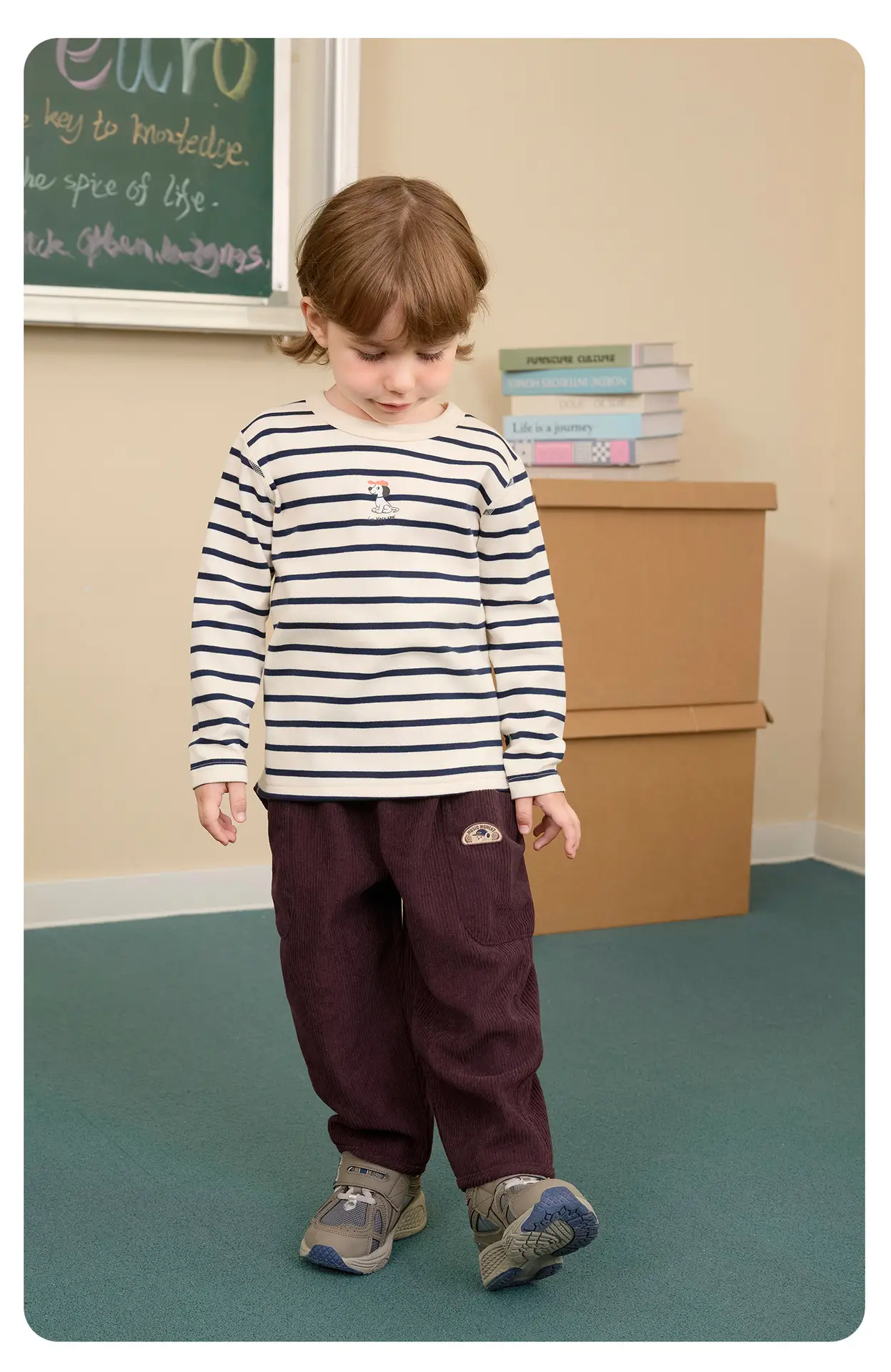 Right European Boys' Grey Long Sleeve T-Shirt 2025 — feature 10