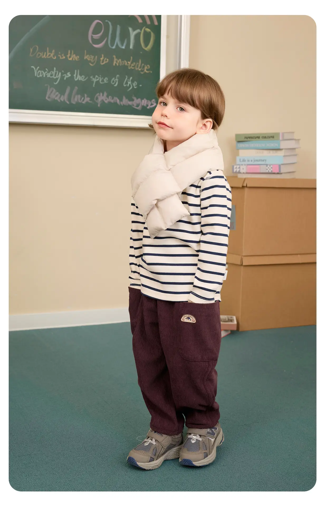 Right European Boys' Grey Long Sleeve T-Shirt 2025 — feature 11