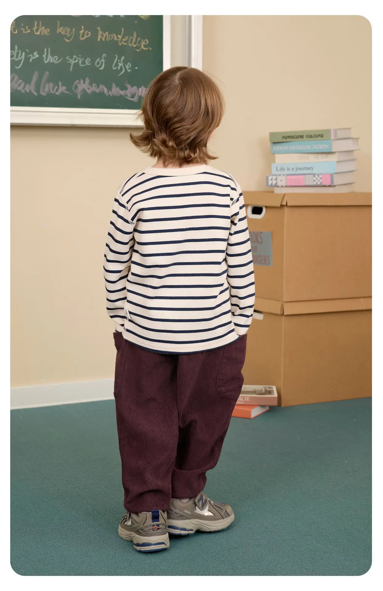 Right European Boys' Grey Long Sleeve T-Shirt 2025 — feature 13