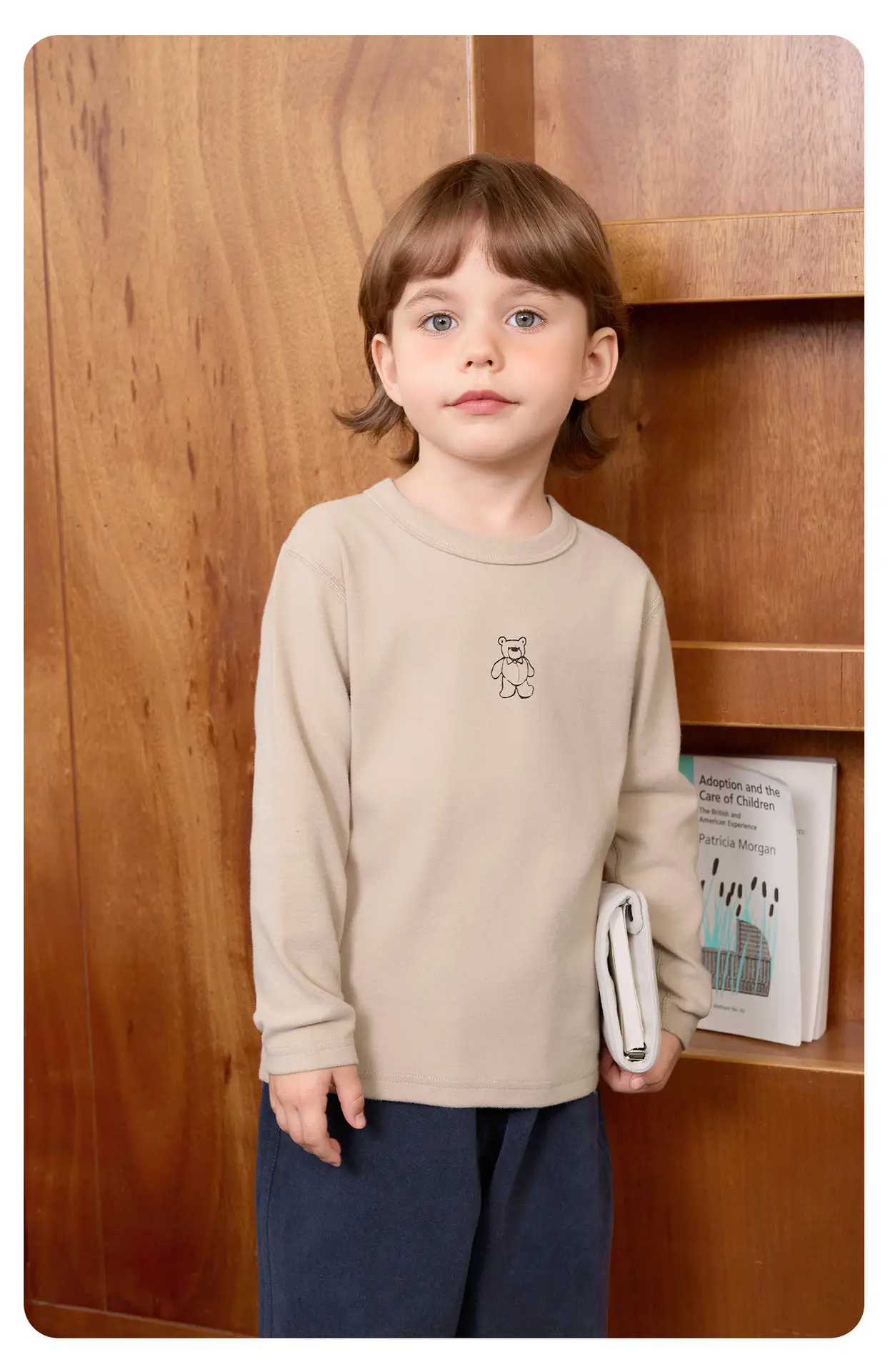 Right European Boys' Grey Long Sleeve T-Shirt 2025 — feature 19