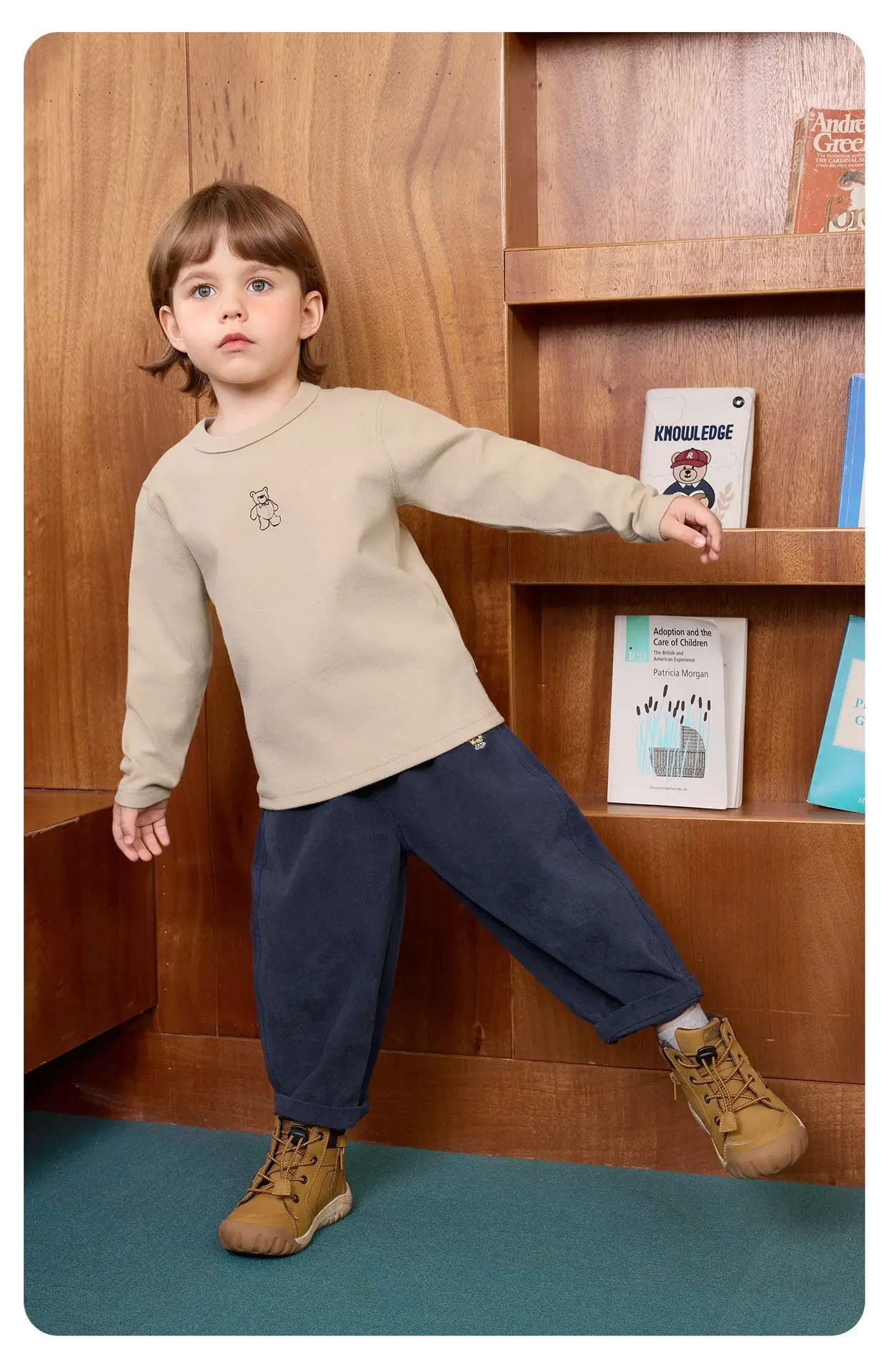 Right European Boys' Grey Long Sleeve T-Shirt 2025 — feature 22