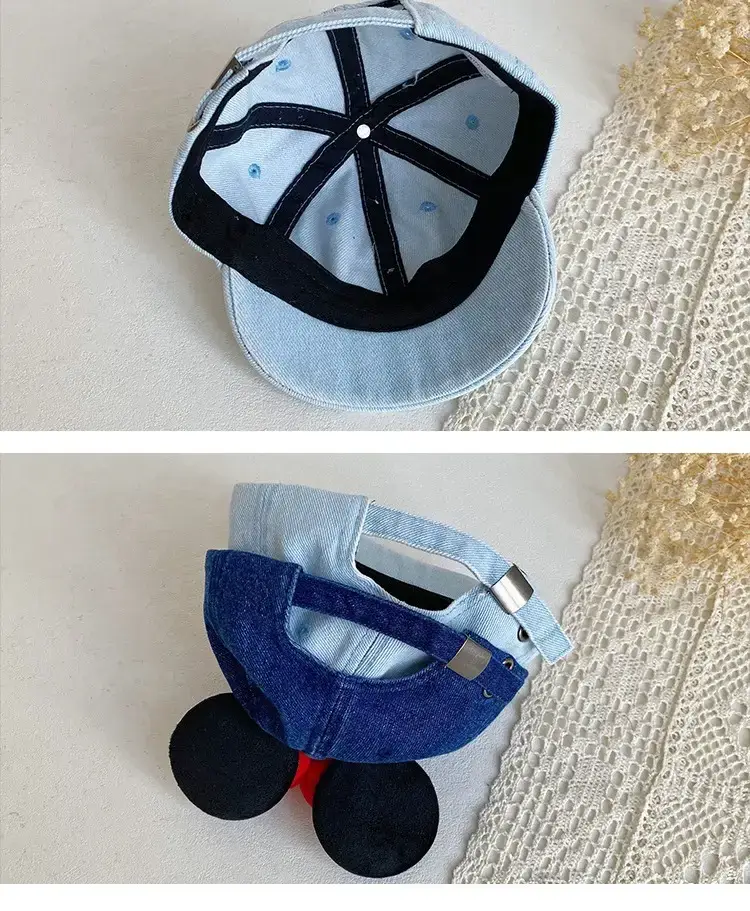 Girls Minnie Mouse Baby Cap with Red Bow — feature 6