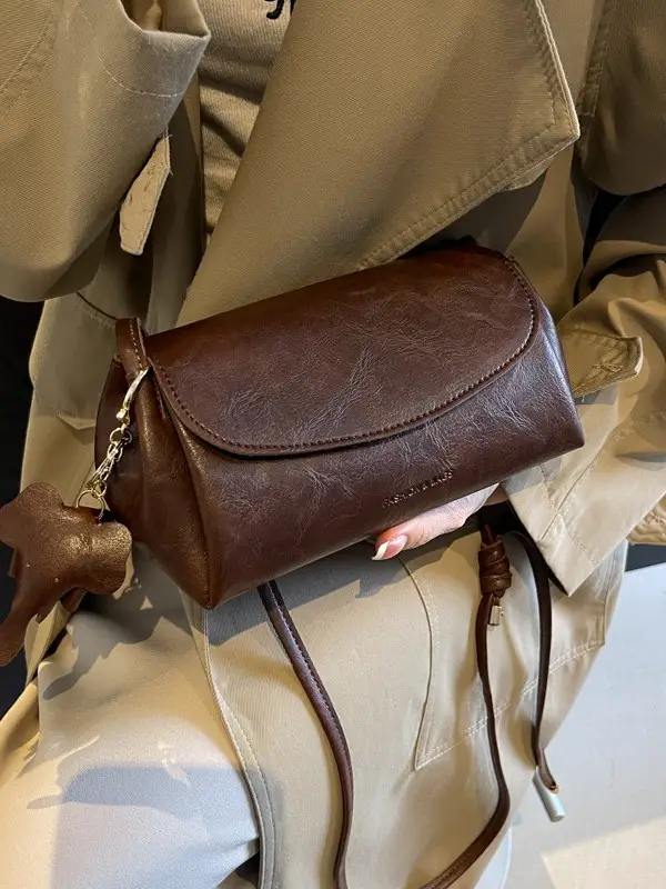 Brown Leather Crossbody Bag for Women 2026 - Image 7