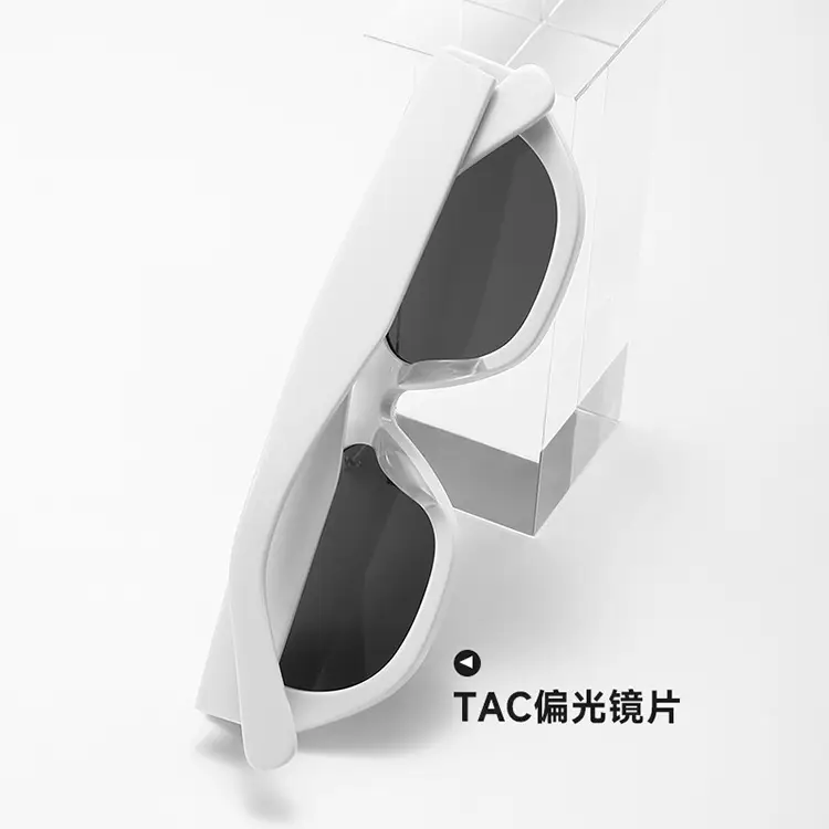 Women Polarized Sunglasses Anti-UV High End White