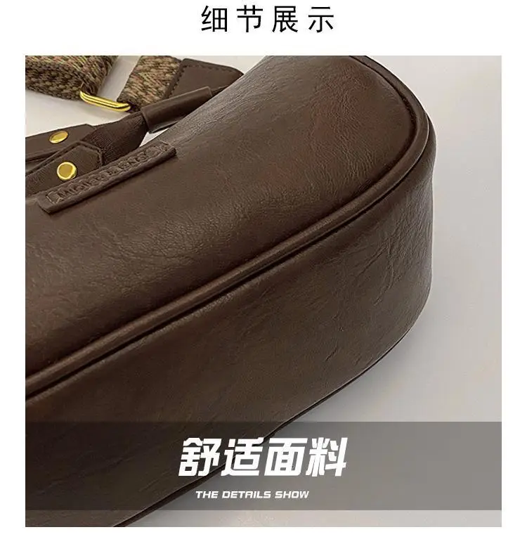 Brown Leather Shoulder Bag for Women — feature 5