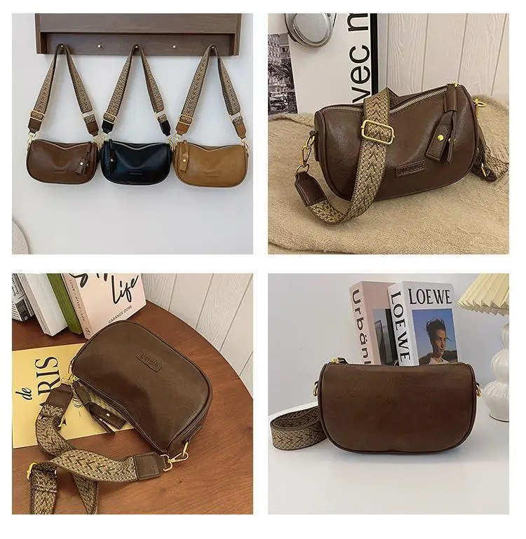 Brown Leather Shoulder Bag for Women — feature 9