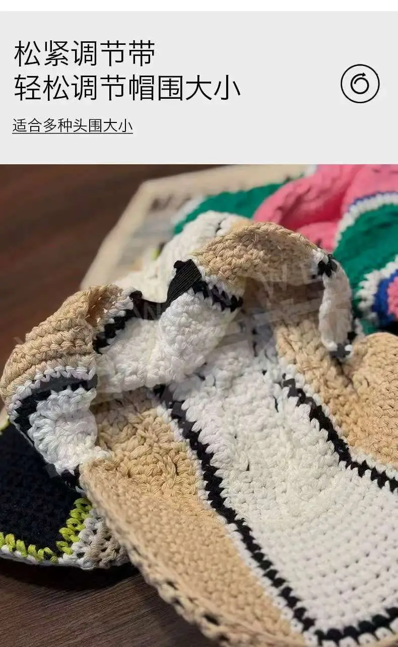 Women's Knitted Baseball Cap with Face-Slimming Design — feature 13
