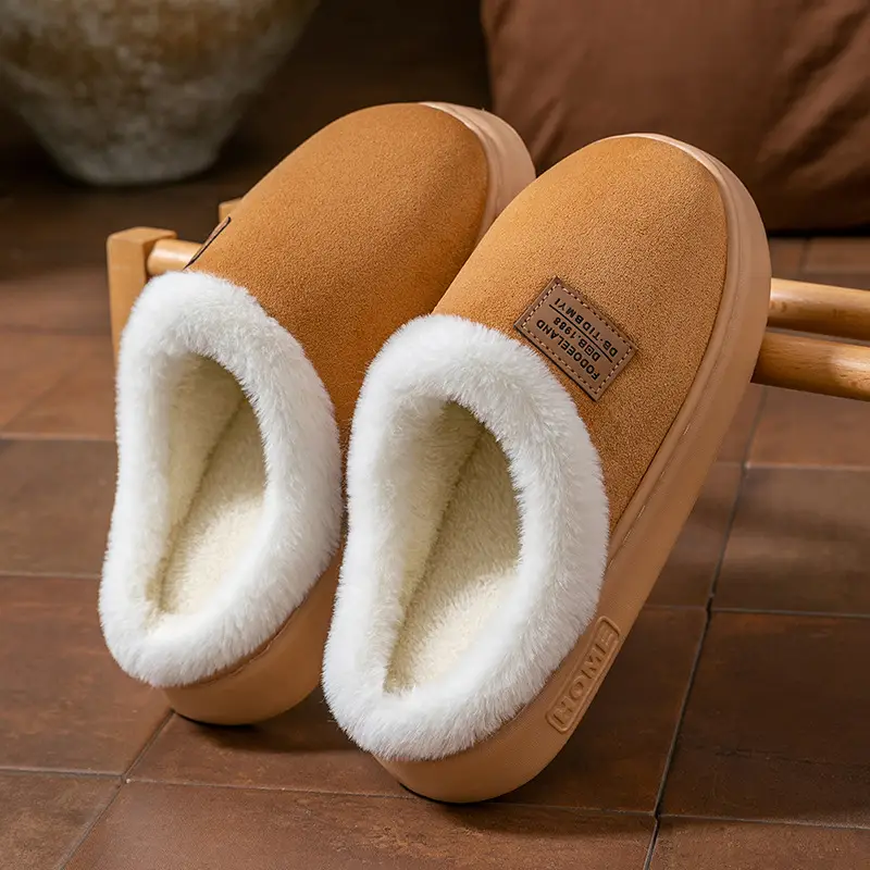 Cotton Warm Slippers Winter Indoor Non-Slip - Image 3
