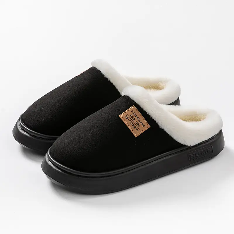 Cotton Warm Slippers Winter Indoor Non-Slip - Image 4