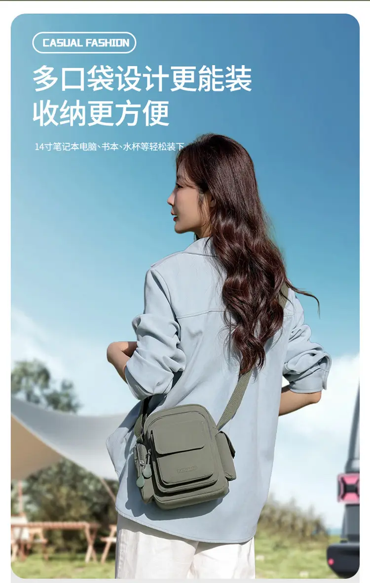 Waterproof Multi-Pocket Commuter Bag 2026 Summer — feature 6