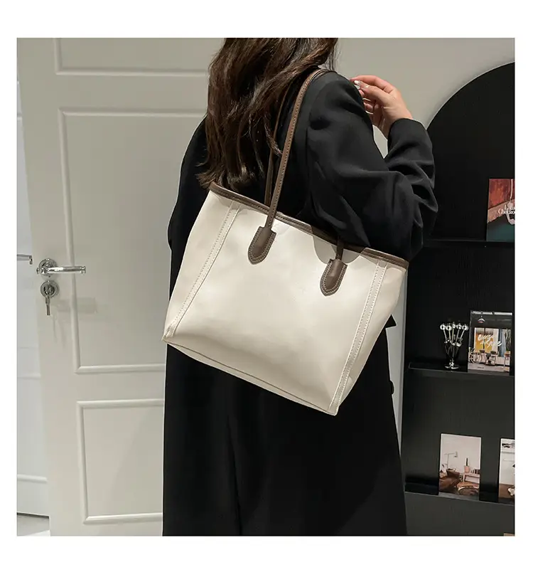 Retro White Korean Style Shoulder Tote Bag 2026 — feature 15