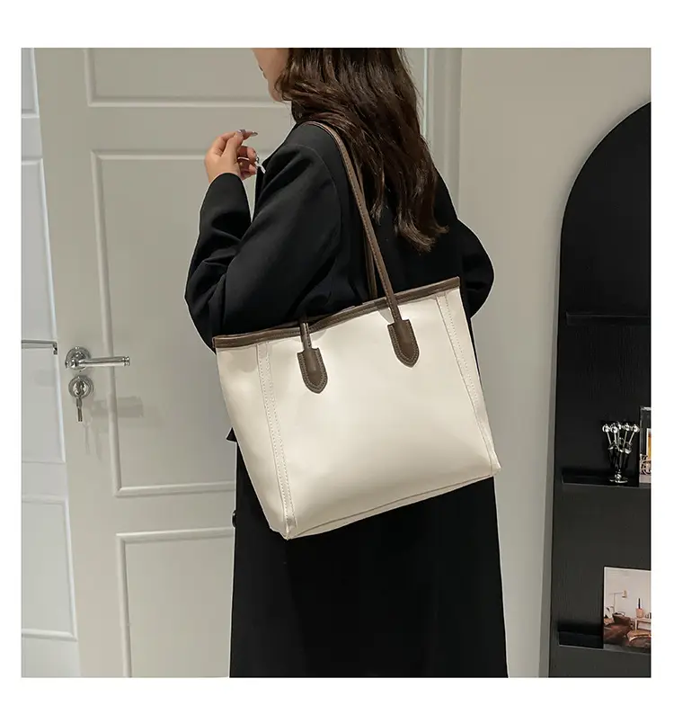 Retro White Korean Style Shoulder Tote Bag 2026 — feature 17